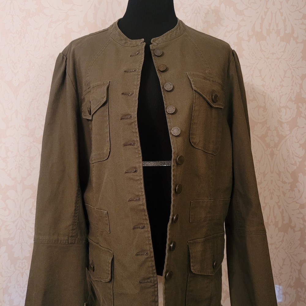 William Rast Plus Size Bragg Military Jacket (2X)